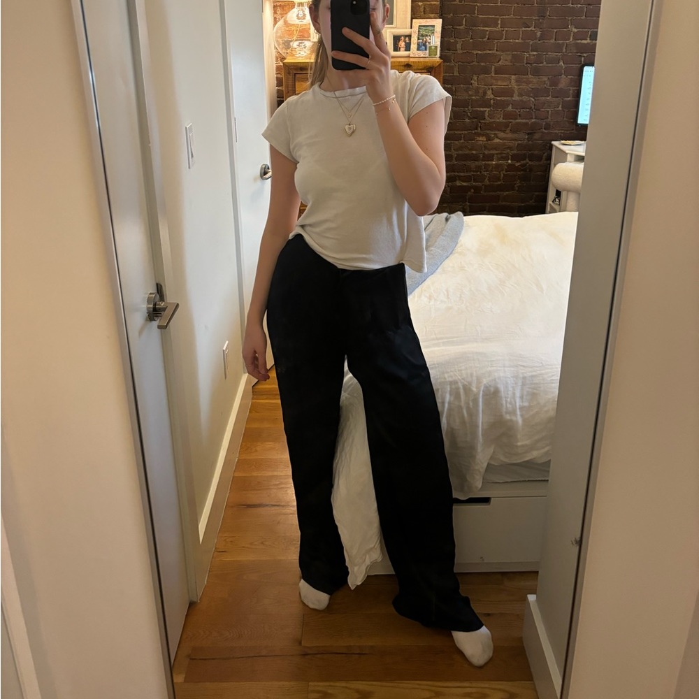 Zara Silky Trouser Pant Size S